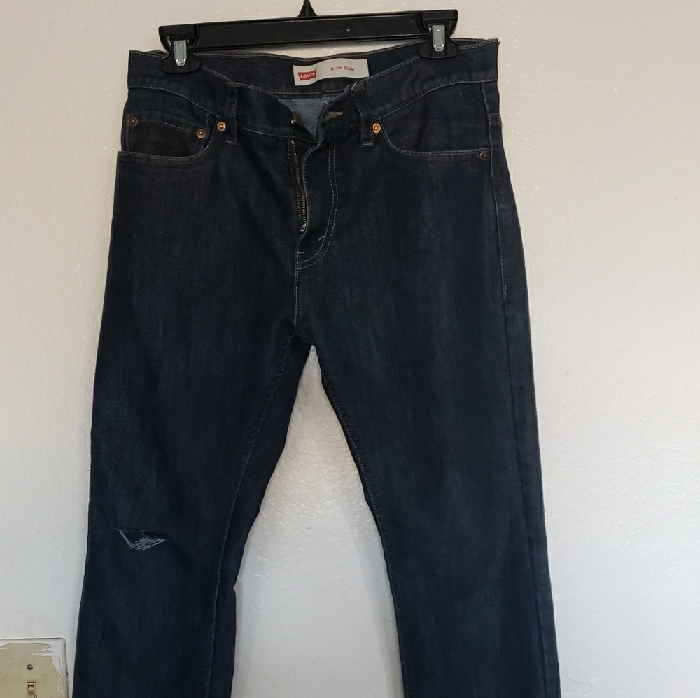 Levi's 511 Strauss distress skinny jeans - Picture 4 of 7
